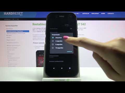 Cómo activar el temporizador de la cámara en CAT S42
