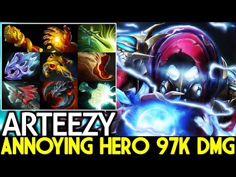 ARTEEZY [Arc Warden] Annoying Hero Full 9 Slotted Crazy Gameplay 7.22 Dota