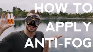How to Apply Anti-Fog | Quick Scuba Tips