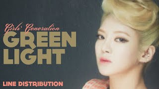 Girls&#39; Generation - Green Light (Line Distribution)