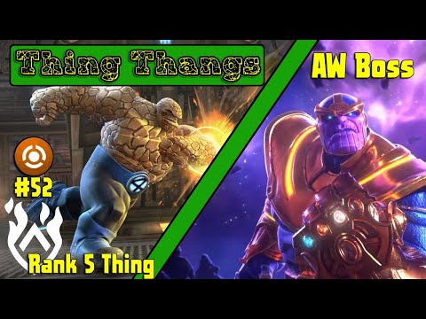 Rank 5 Thing Thangs | AW Thanos Boss Takedown