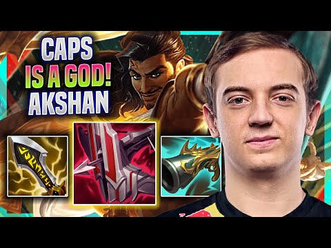 CAPS IS A GOD WITH AKSHAN IN EUW SOLOQ! - G2 Caps Plays Akshan MID vs Leblanc!
