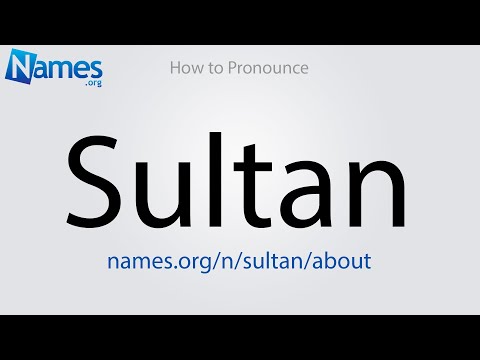 How to Pronounce Sultan