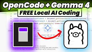 OpenCode + Gemma 4 26B = FREE Unlimited AI Coding 👨‍💻🚀