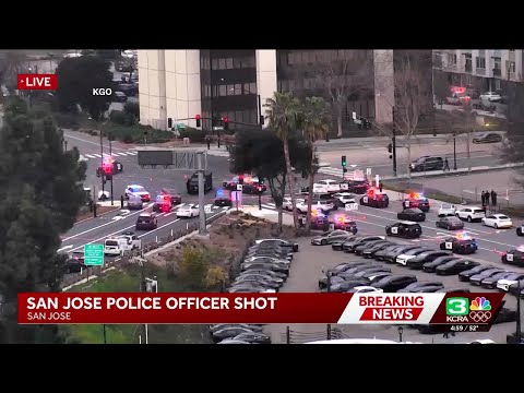 San Jose officer shot while responding to armed carjacking