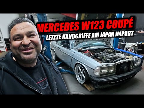 Mercedes w123 Coupé - Letzte Handgriffe am Japan Import