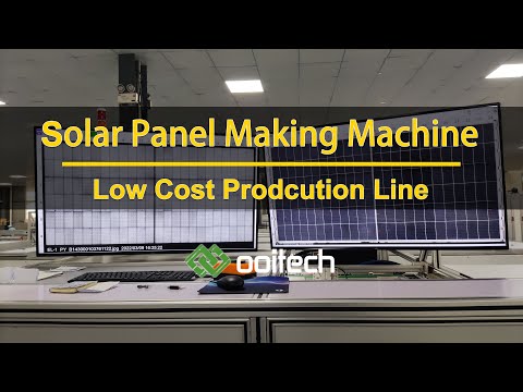 , title : 'Low Cost Full Auto Solar Panel Production Line | Solar Panel Making Machine | Manufacturing Process'