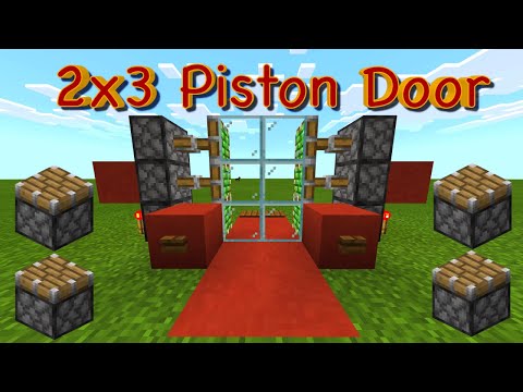 INSANE 2x3 Redstone Door in Minecraft 2021 - EPIC Build!