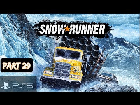 Snowrunner: Gameplay Part 29 - Truck Repair & Lost Cement |PS5