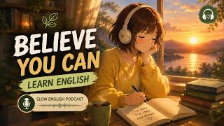 Slow English Podcast | Believe in Your English Journey 🌿