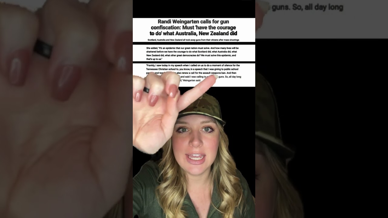 EXCUSE ME?! Head of Teachers Union just called for Gun Confiscation… #shortsvideo #shorts