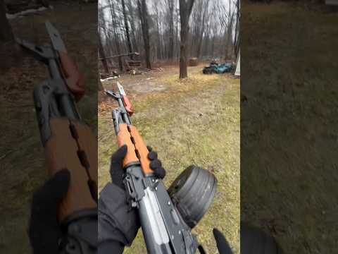 AK47 Drum Mag + Bayonet