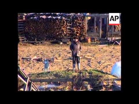 Russia - Floods cause havoc in Lensk