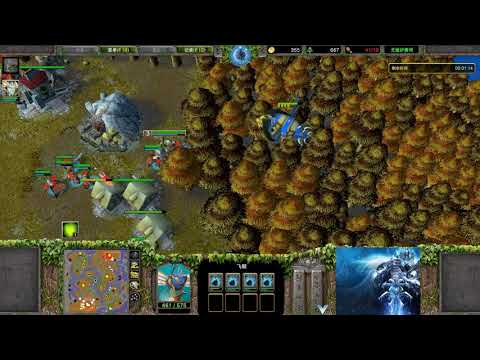 【皇冠之逆天残局】魔兽争霸大帝解说 Foggy vs Blade AL