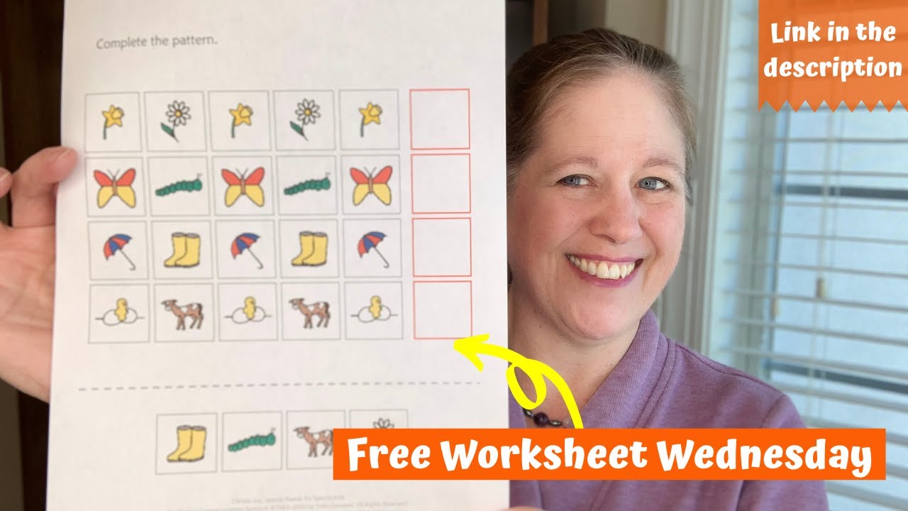 Free Worksheet Wednesday:  Spring Patterns