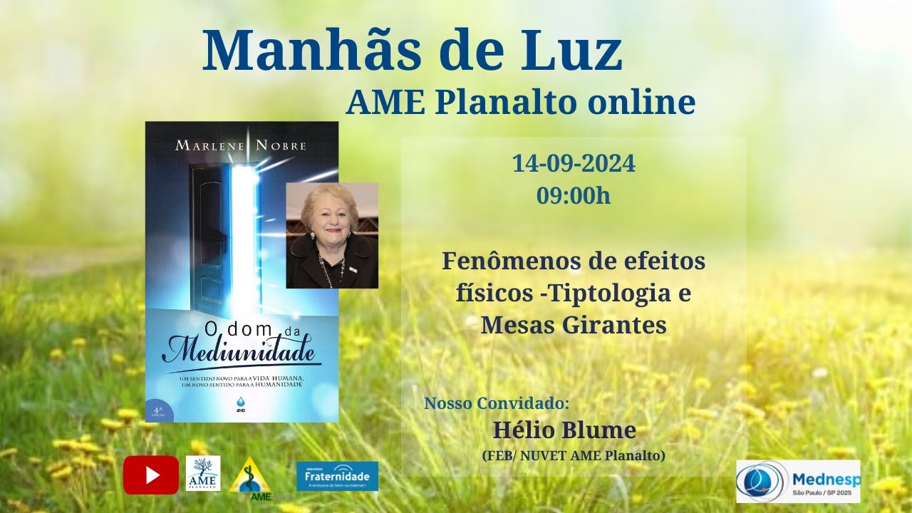 O Dom da Mediunidade - Fenômenos de efeitos físicos -Tiptologia e Mesas Girantes