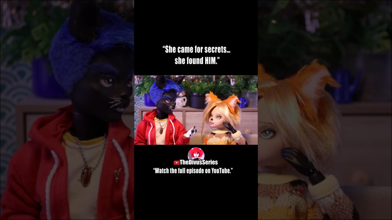 “They ‘talk’ about gods… and accidentally flirt.” #thedivusseries #stopmotionanimation #flirting