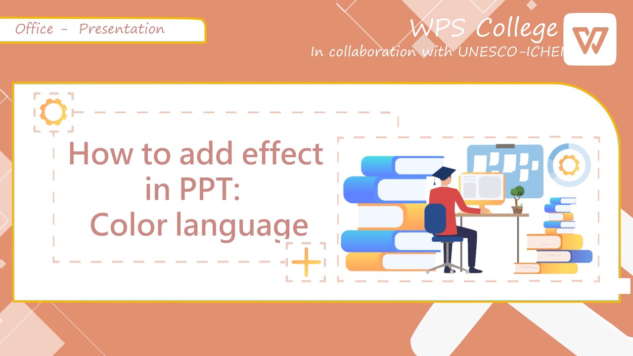 [WPS Office] PPT 2.13: How to add effect in PowerPoint: Color language in WPS Presentation[Tutorial]