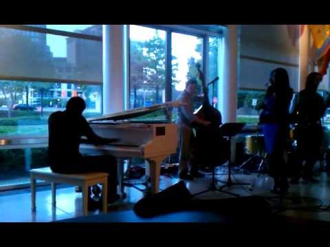 Tatiana Mayfield Quintet with special guest Ben Bohorquez on sax performing a cover of Moaning