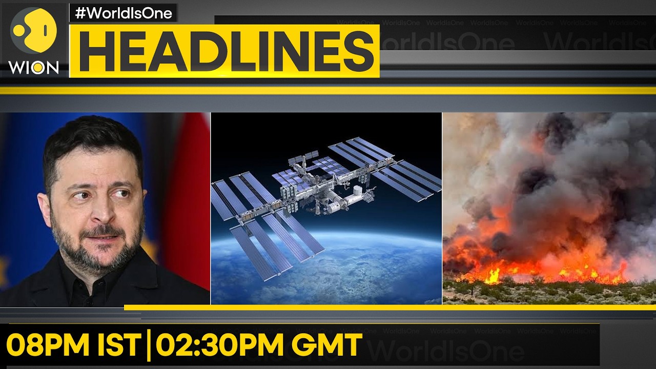 Gaza Strike | Trump-Putin Talks | Ukraine Election Row | Nevada Wildfire & India Space Station