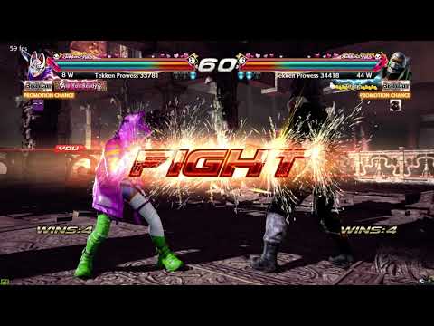 Tekken 7 Kunimitsu  vs. Bryan  initiate rank match