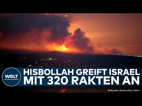 KRIEG IN NAHOST: Raketenhagel über Israel! Hisbollah startet Vergeltungsschlag