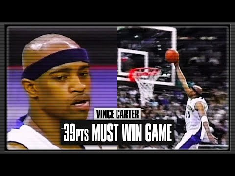 Vince Carter SHOWS OUT 39pts In A Must Win Game | May 18th 2001 R2G6