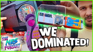 HUGE COME UPS that DESTROYED the COMPETITION! Retro Game Hunting at the FLEA MARKET!
