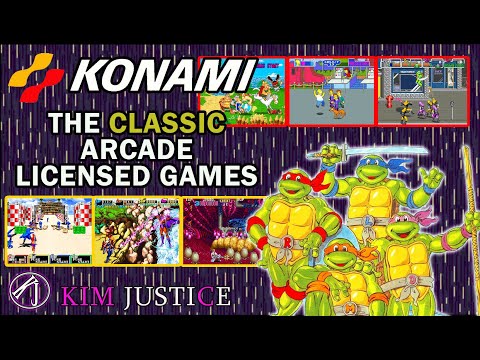 The Story of Konami's Classic Arcade Licensed Games | Kim Justice