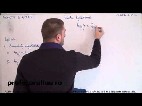 30   cls10   Functii si ecuatii   functia logaritmica   aplicatii   partea 1 - profesorultau.ro