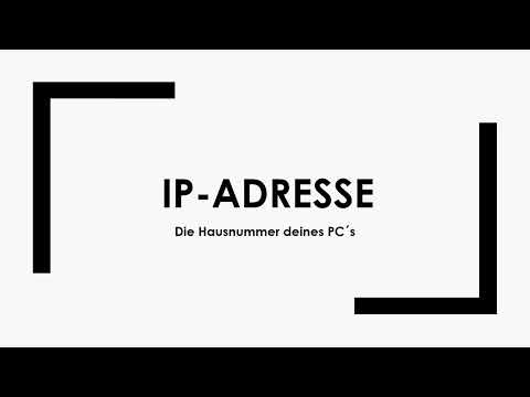 IP Adresse einfach und kurz erklärt