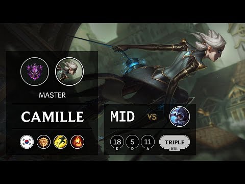 Camille Mid vs Talon - KR Master Patch 9.15
