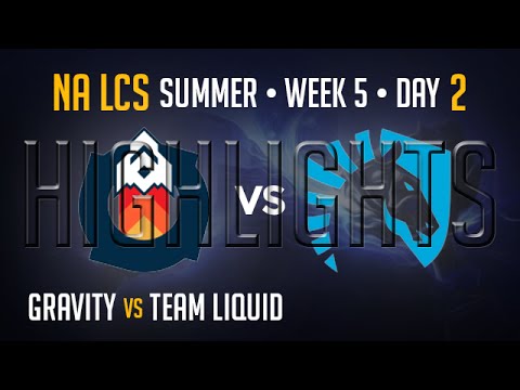Gravity vs Team Liquid HIGHLIGHTS | Week 5 NA LCS Summer Split 2015 S5 | GV vs TL W5