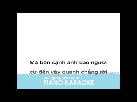 Thư Chưa Gửi Anh Karaoke | Piano Karaoke #5 | Bội Ngọc Piano