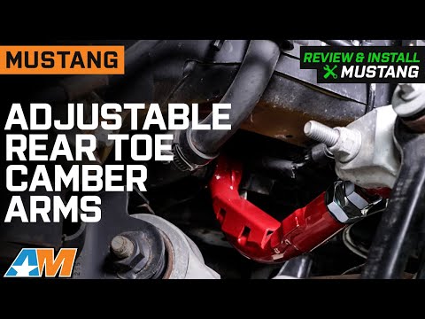 2015-2023 Mustang Adjustable Rear Toe Camber Arms with Spherical Bearings Review & Install