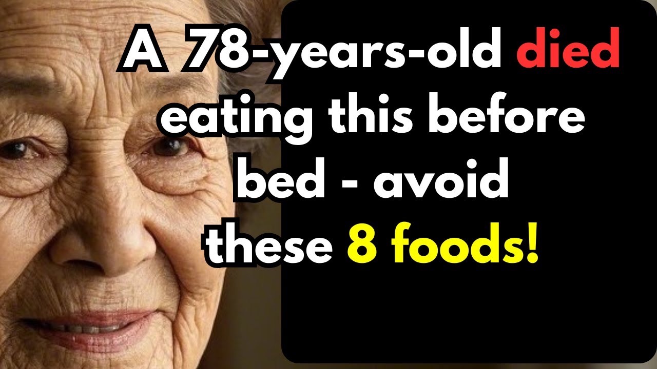 8 Foods Seniors Over 65 Should Never Eat Before Bed - #3 Causes Heart Attacks During Sleep!