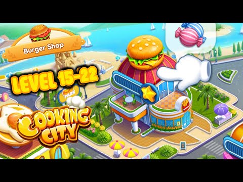 Cooking City Burger Shop Level 1-7 Gameplay Android/iOS - YouTube