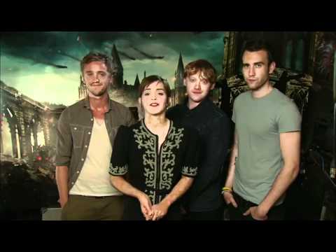 Rupert Grint, Emma Watson, Tom Felton and Matthew Lewis invite to watch the World Premiere