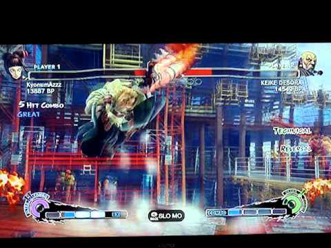 SSF4: KyonumAzzz (Juri) vs DESORA (Gouken) - Japanese XBL ranked