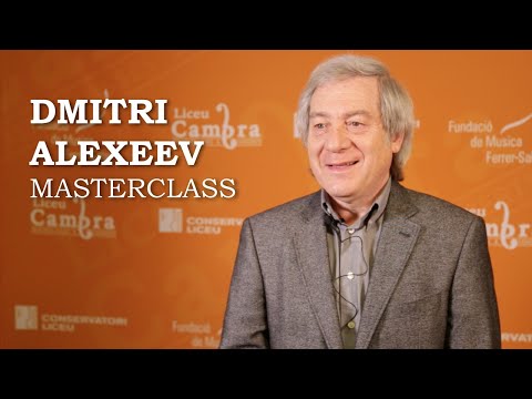 Masterclass with Dmitri Alexeev - Liceu Cambra series