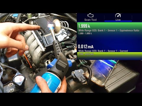 Wideband Oxygen Sensor - Test - 2014 Honda Civic 9th -Air Fuel ratio P0131 P0134 P1135 P0133 P1166