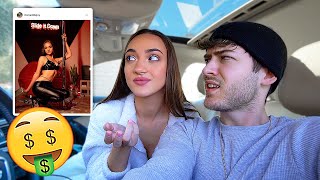 I WANT TO BE A STRIPPER PRANK ON BOYFRIEND! *gone wrong*