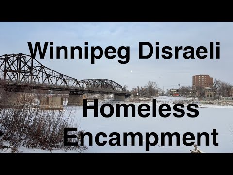 Winnipeg Disraeli Encampment #canada #winnipeg #city #homeless #vlog #winter #survival #life #news 