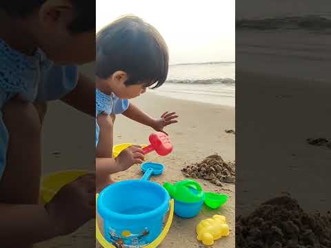 @#aiza play on the beach ⛱️⛱️