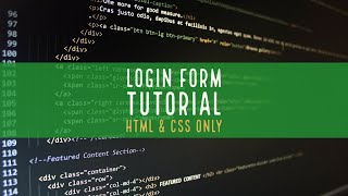 HTML Login Form