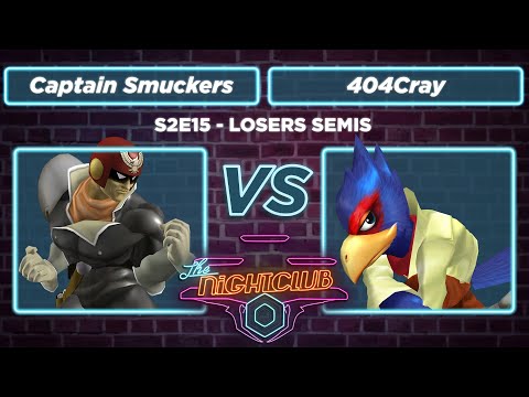 The Nightclub S2E15: 404Cray (Falco) vs Captain Smuckers (Falcon) - Losers Semis SSBM