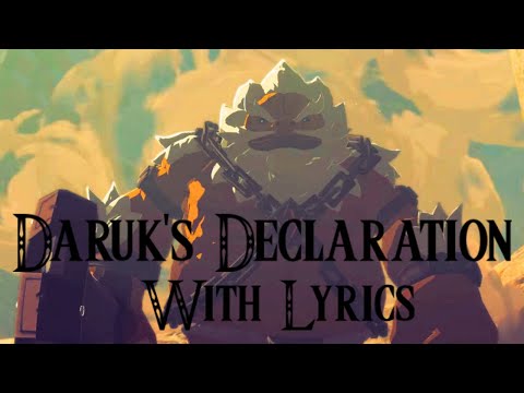 Man on the Internet's ( Zelda Musical bytes) Daruk's Declaration By Me