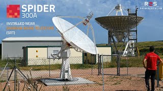SPIDER 300A installed near Sardinia Radio Telescope SRT
