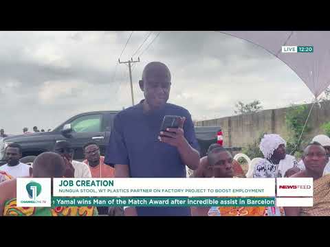 Nungua Traditional Authority Announces Plastics Factory Project Near Accra-Tema Motorway