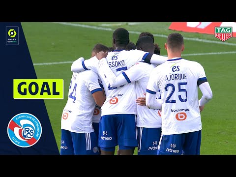 Goal Kenny LALA (40' pen RC STRASBOURG ALSACE) STADE BRESTOIS 29 - RC STRASBOURG ALSACE (0-3) 20/21